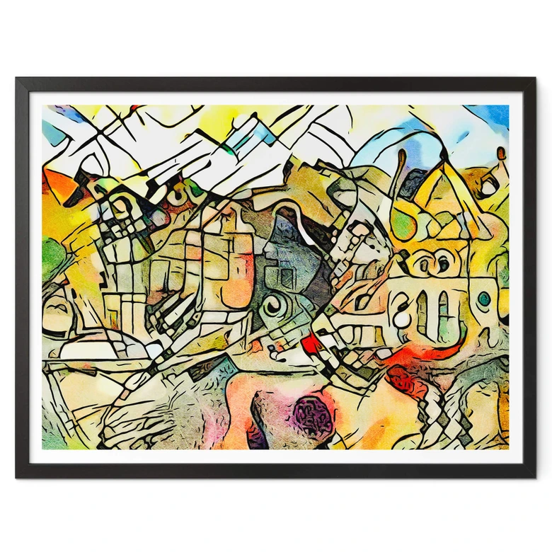 Poster Zamart - Kandinsky meets Amsterdam 