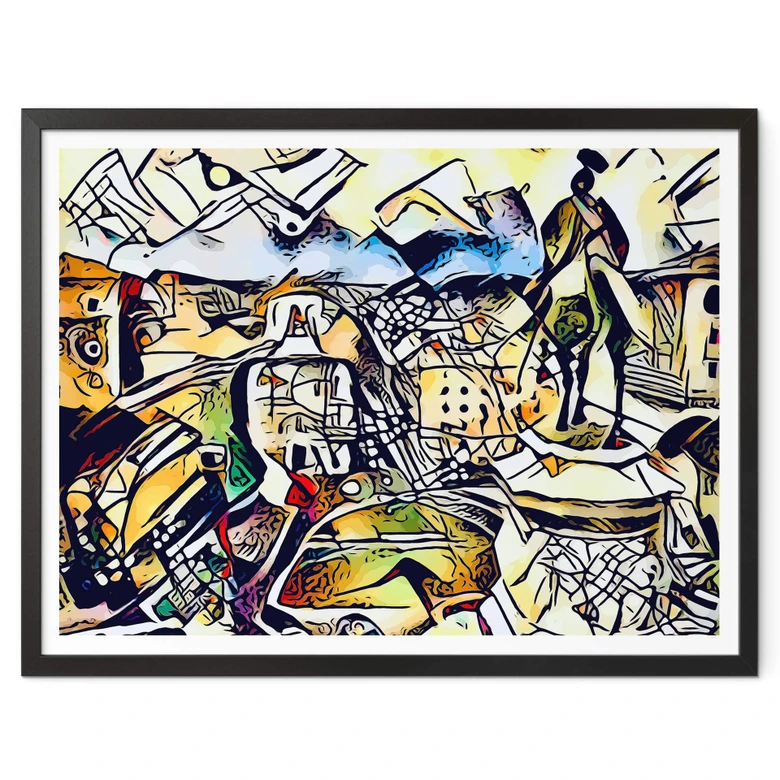 Poster Zamart - Kandinsky trifft Rom 