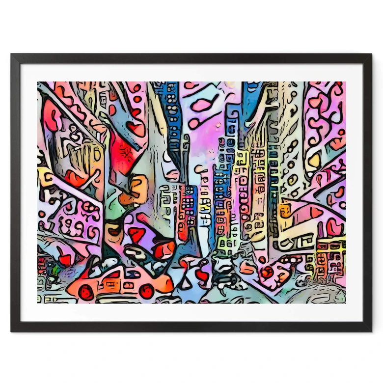 Poster Zamart - New York - Style Rizzi 
