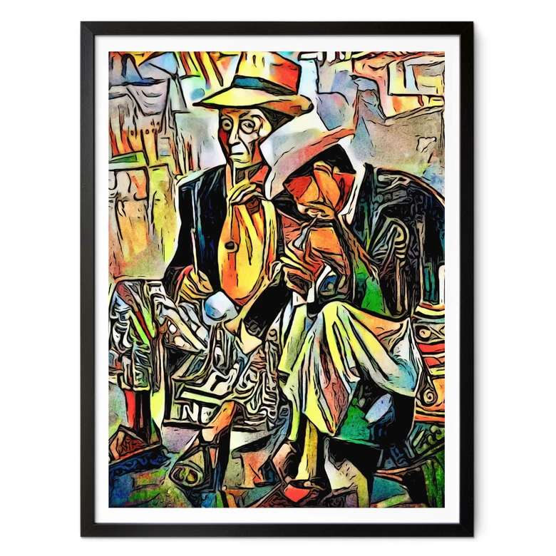 Poster Zamart - Deux musiciens 