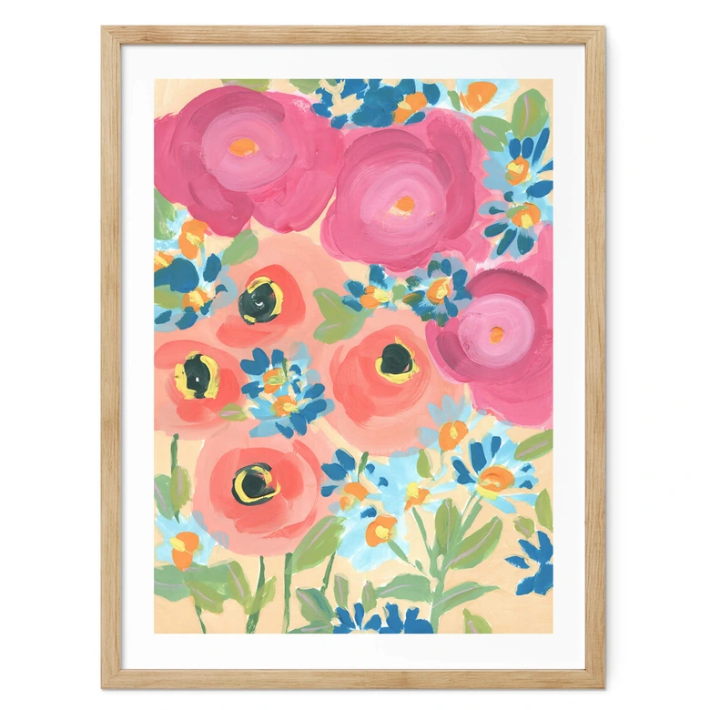 Poster Zwara - Bright Flowers 