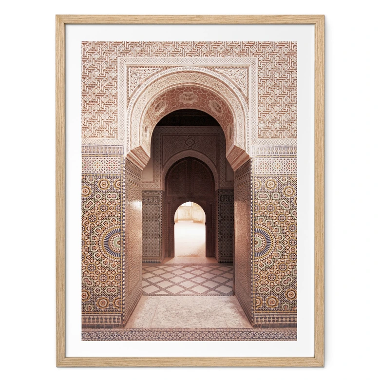 Póster Puerta oriental con mosaicos - Sisi & Seb 