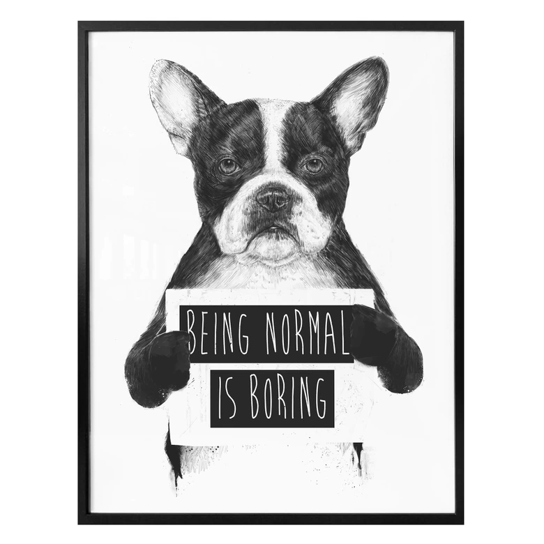 Poster Solti - Being normal is boring 
