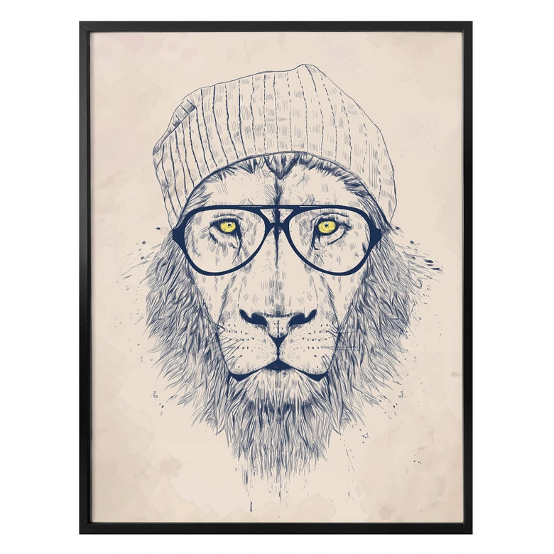 Poster Solti - Cool lion 