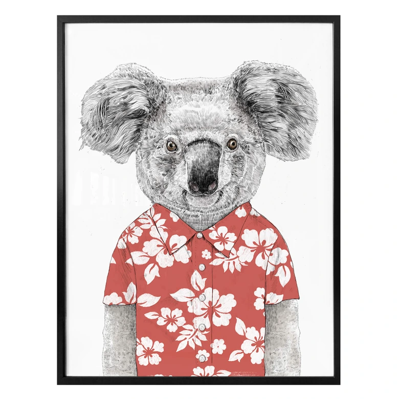 Póster Solti - Koala en verano 