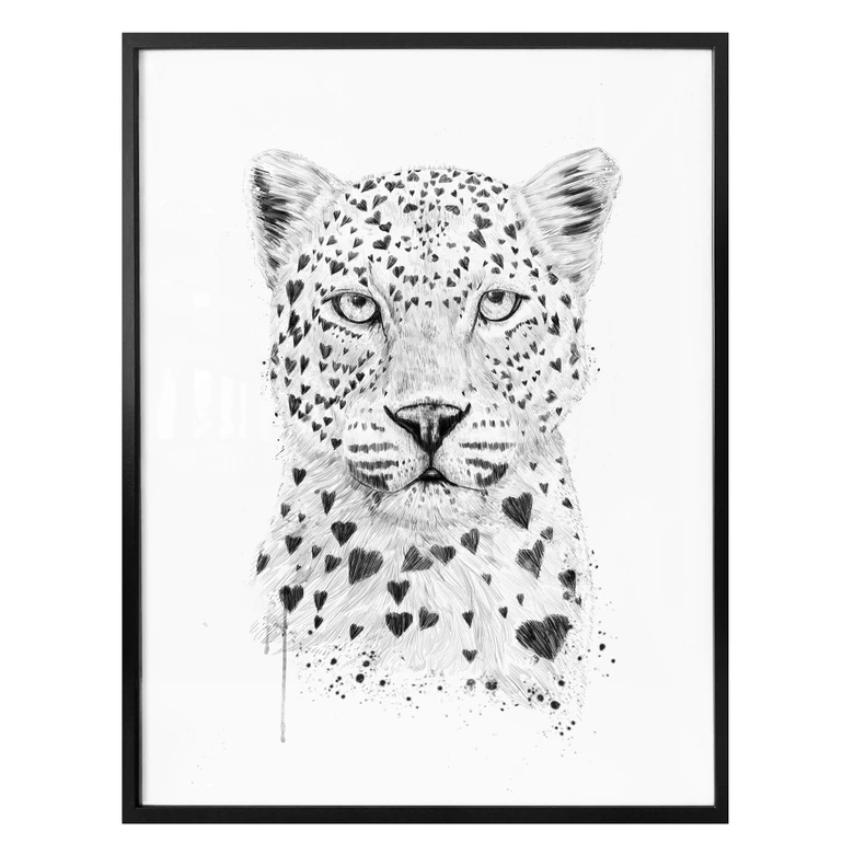 Poster Solti - Liebevoller Leopard 