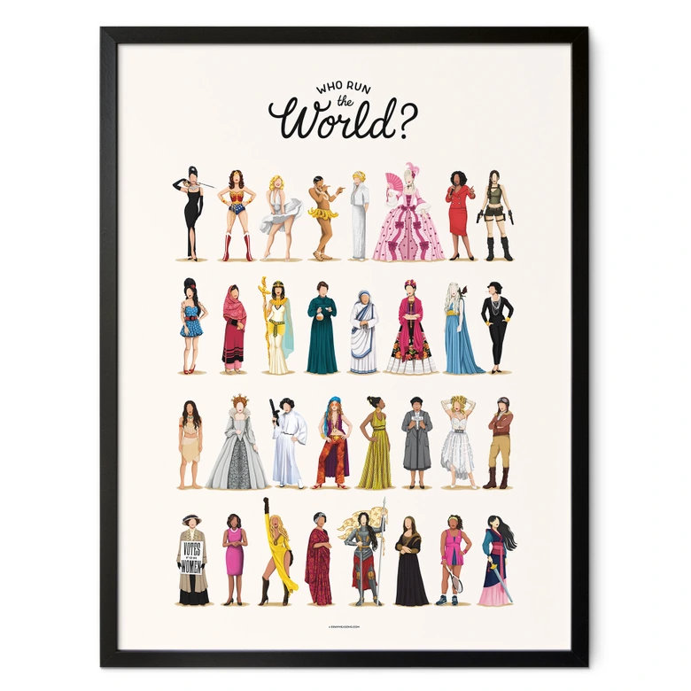 Poster Tohmé - Who run the World 