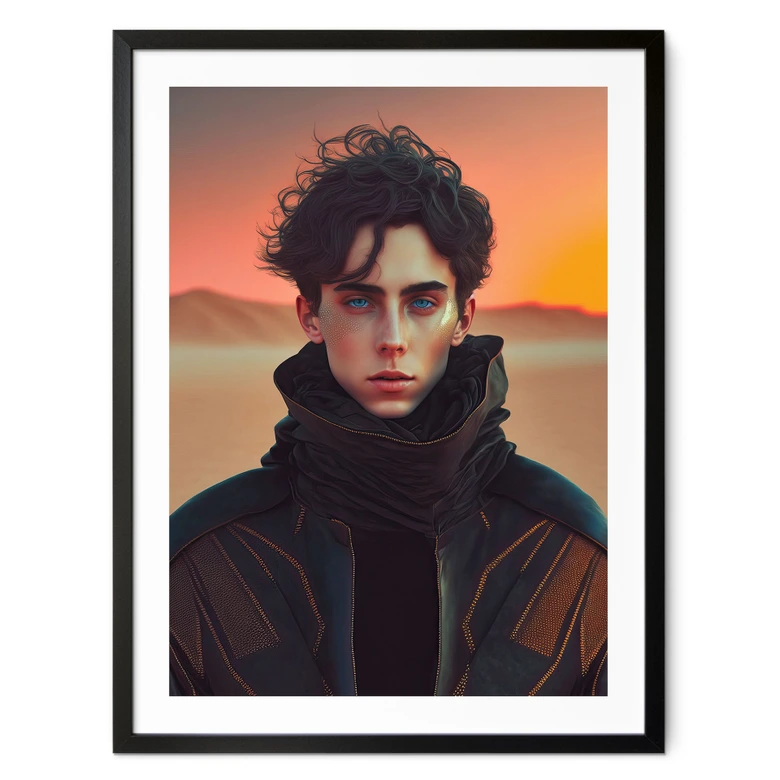 Póster Paul en el desierto - Inspirado en Dune - Treechild 