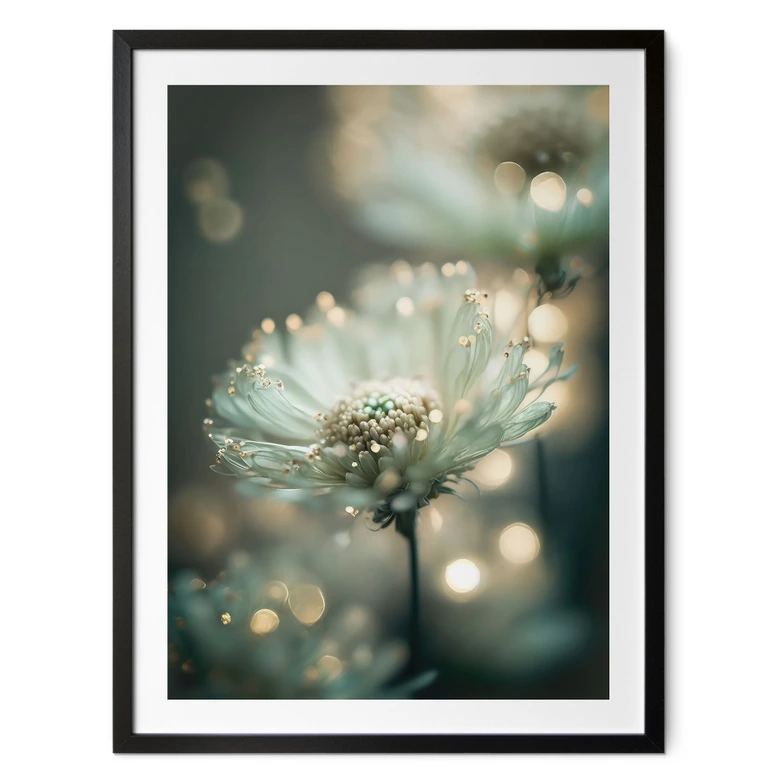 Plakat Delikatny blask kwiatów - Treechild 