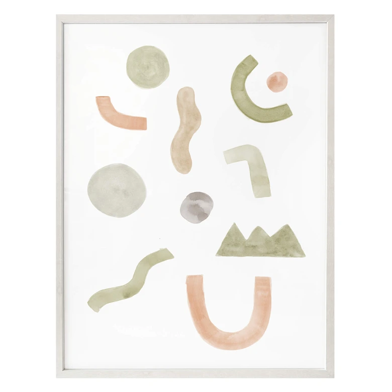 Poster Nouveauprints - Abstrakte Formen 