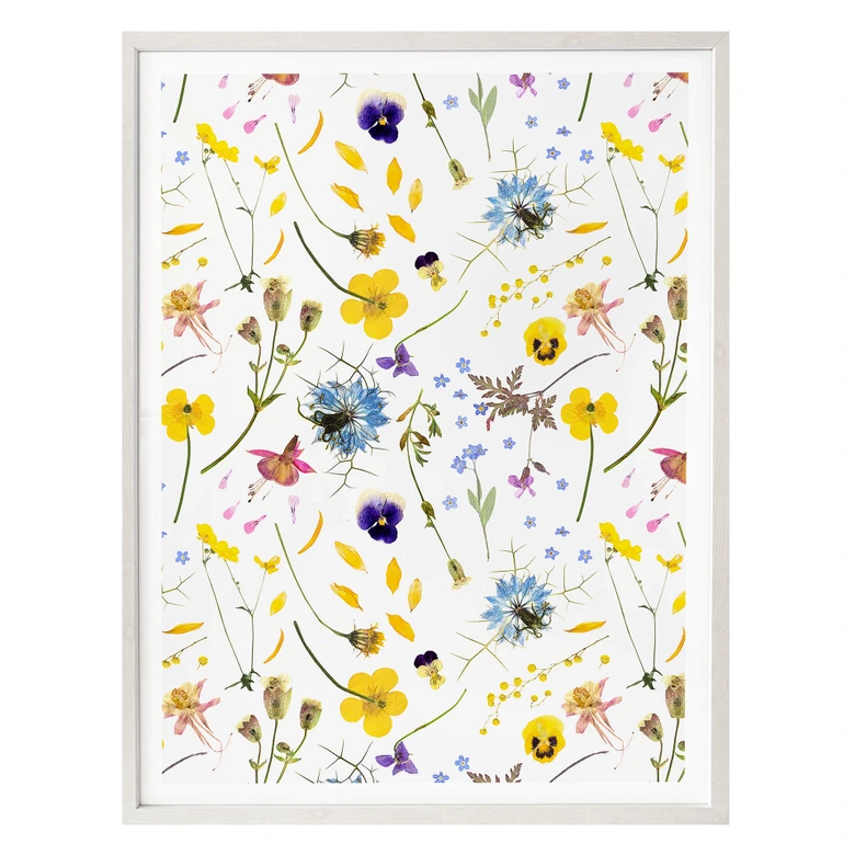 Póster Diseños ONU - Flores secas 