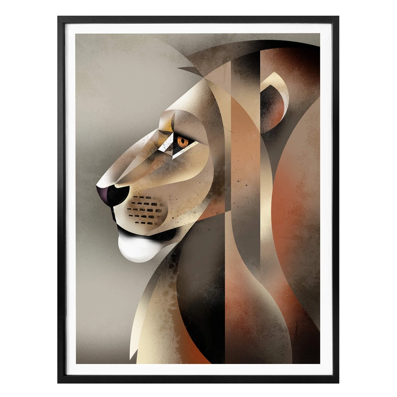 Poster Braun - Lion 