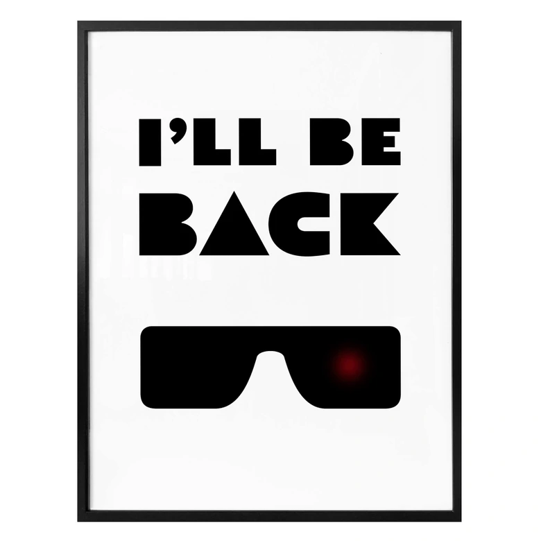 Poster I'll be back 