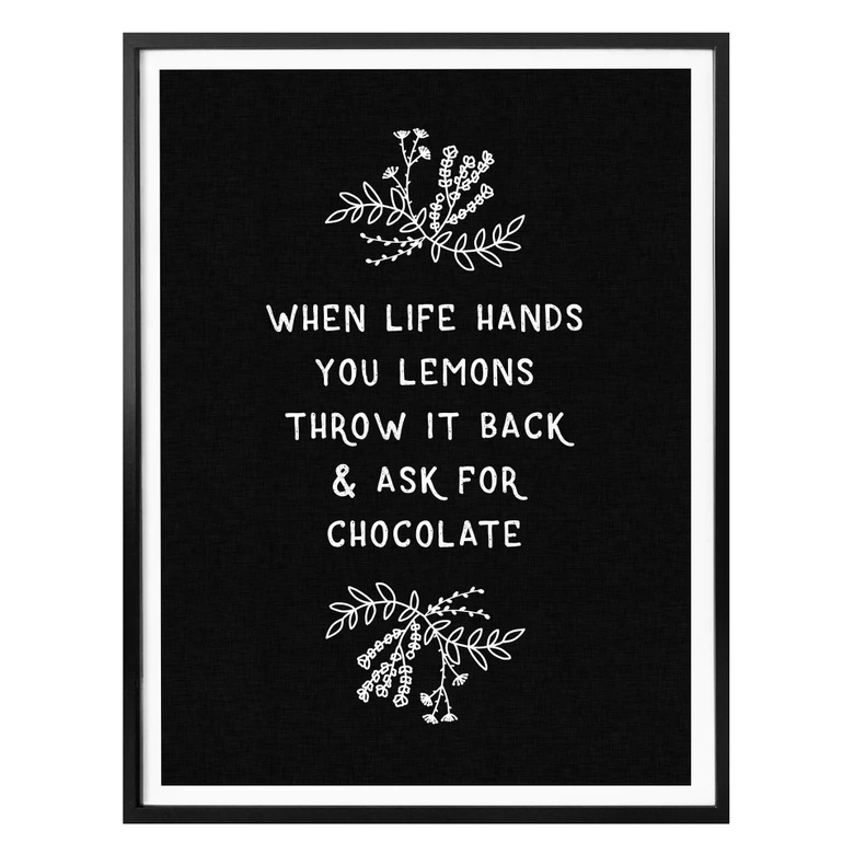 Poster Orara Studio - When life hands you lemons 