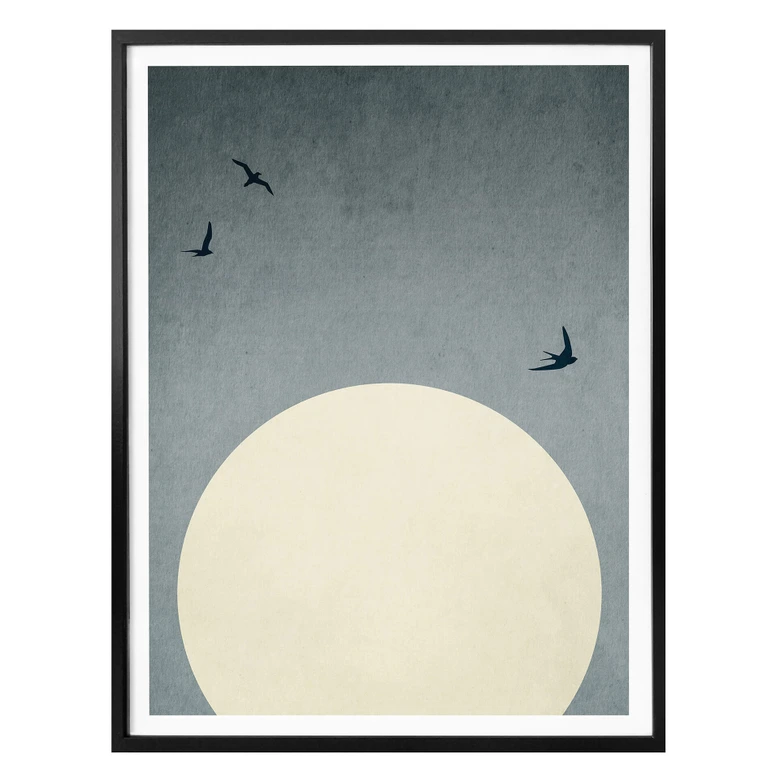 Poster Kubistika - Bei Nacht 