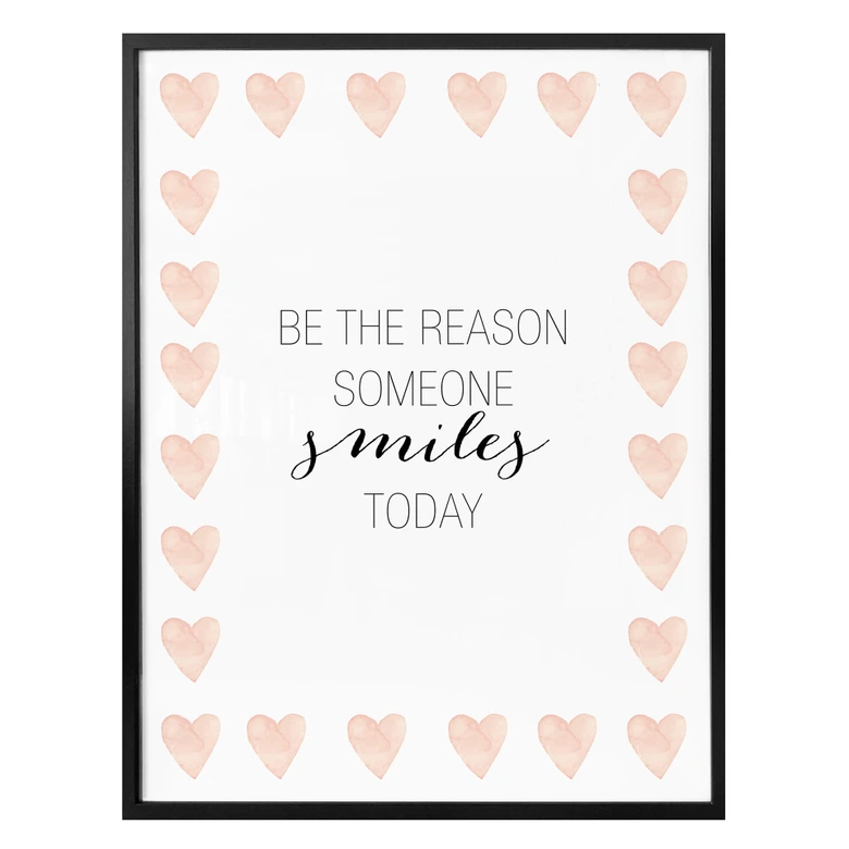 Poster Confetti & Cream - be the reason someone smiles 