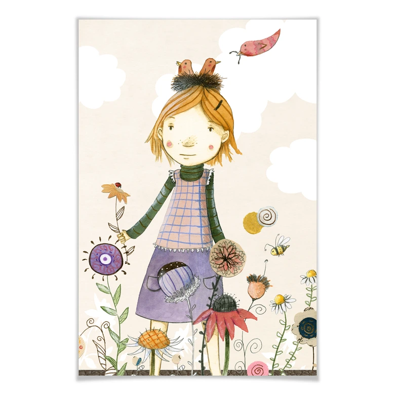 Poster Loske - Vogelnest 