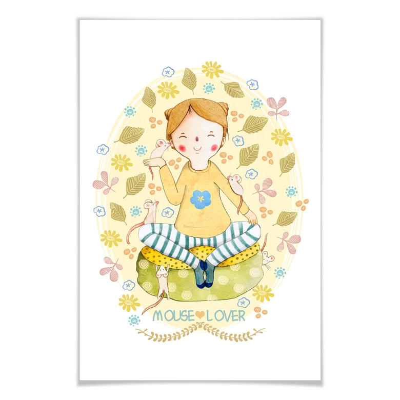 Poster Loske - Mouse Lover 