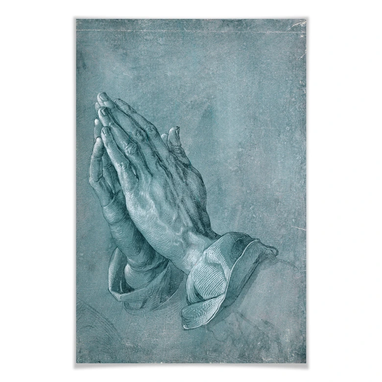 Poster Dürer - Studie zu Betende Hände 