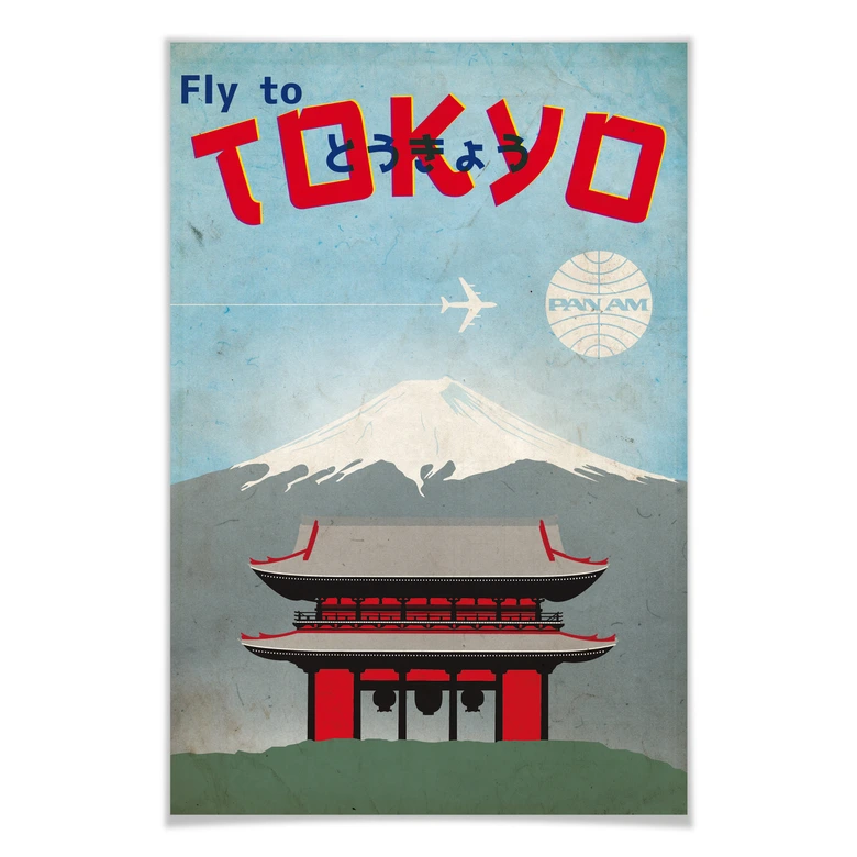 Poster PAN AM - Fly to Tokyo 