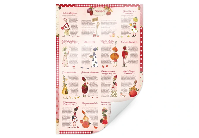 Poster Leffler - Marmeladenrezepte 