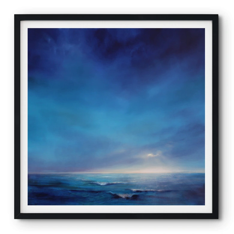Poster Schmucker - Lichtstreif - Quadratisch 