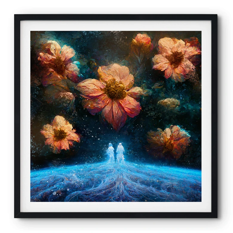 Poster Heine - Ursprung vom Leben - Astro Cruise - Quadratisch 