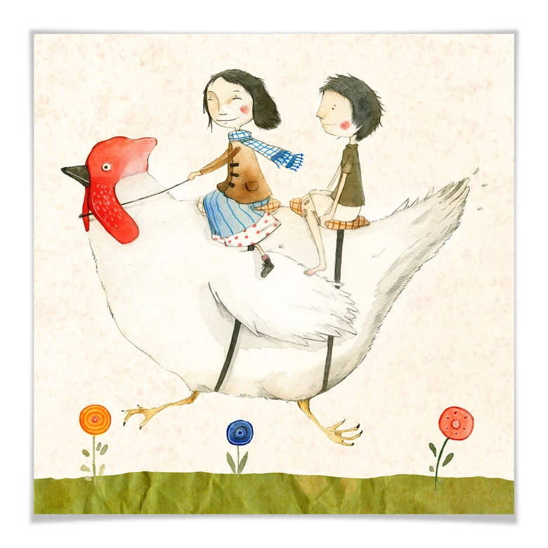 Poster Loske - Huhnreise 