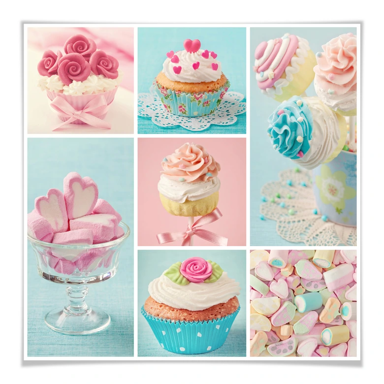 Poster Cupcake-Collage 