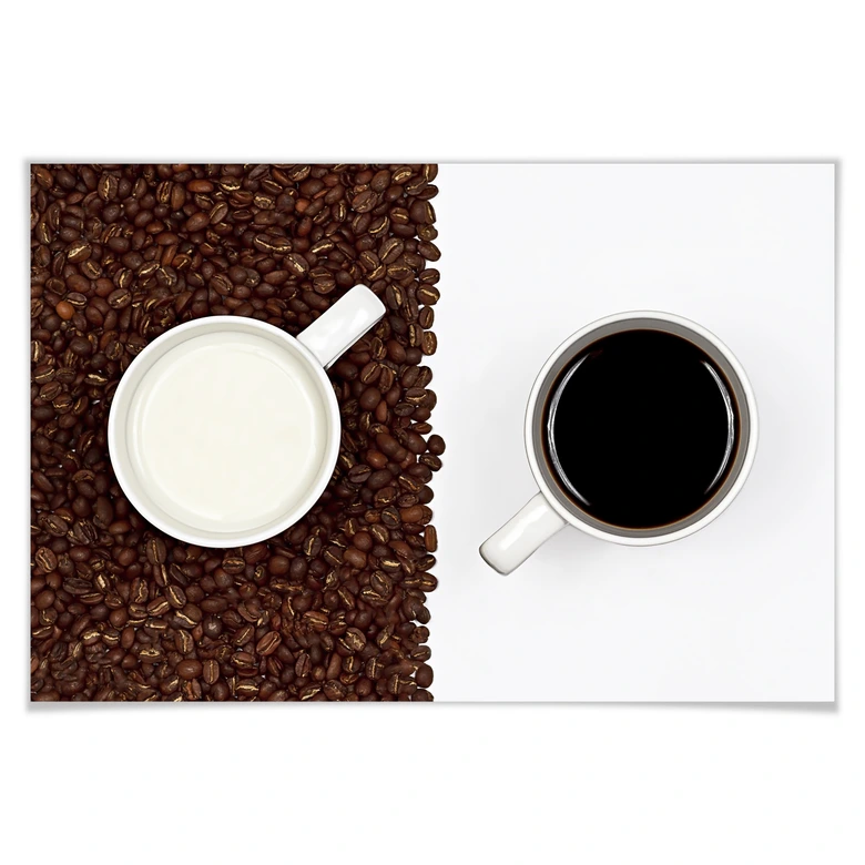 Poster Lavsen - White Espresso 