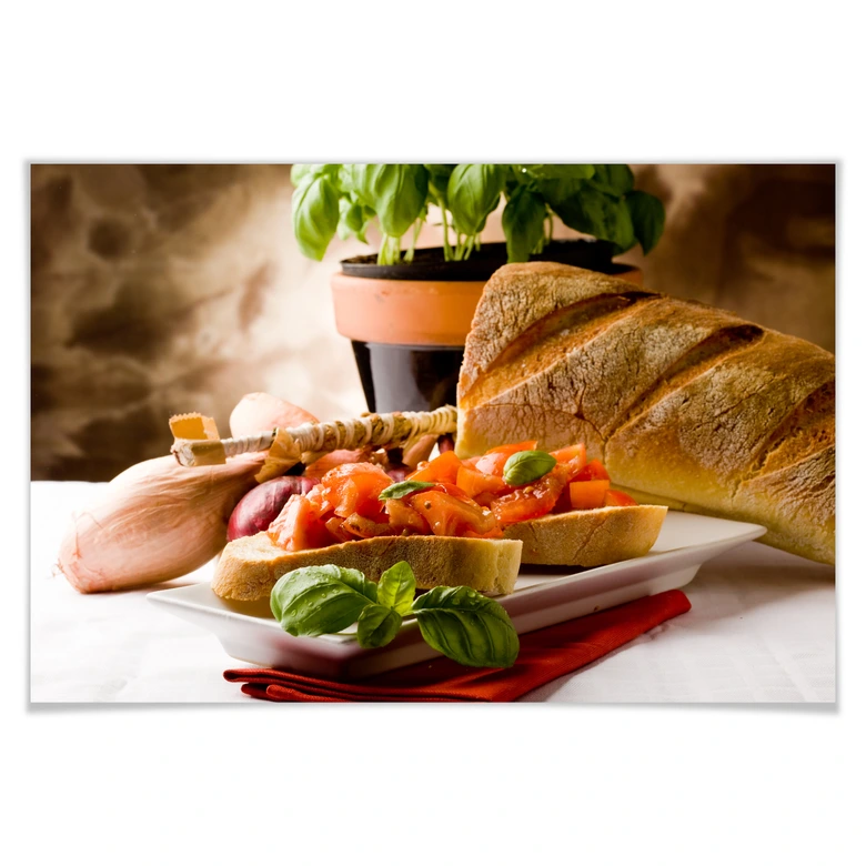 Poster Bruschetta all'Italiana 