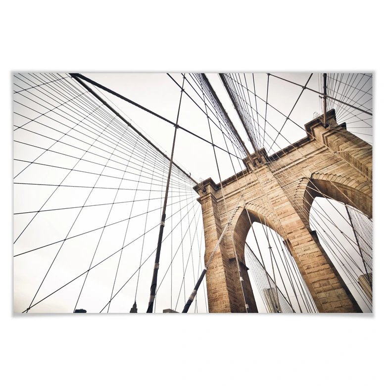 Poster Brooklyn Bridge Perspektive 02 