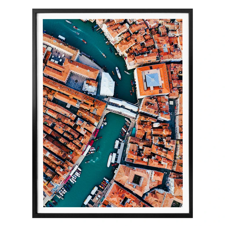 Poster Colombo - Venice from the Sky 