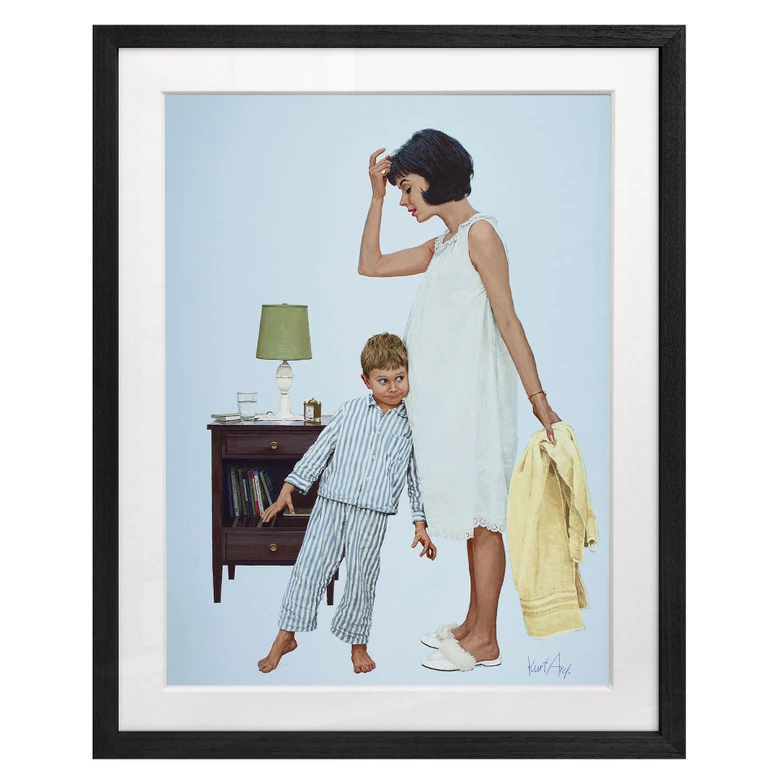 Fine Art Poster mit Passepartout - Doppelter Herzschlag (1964) - Kurt Ard 