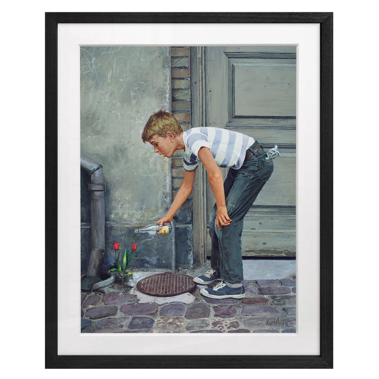 Fine Art Poster mit Passepartout Kurt Ard - Großstadt-Mirakel (1960) 