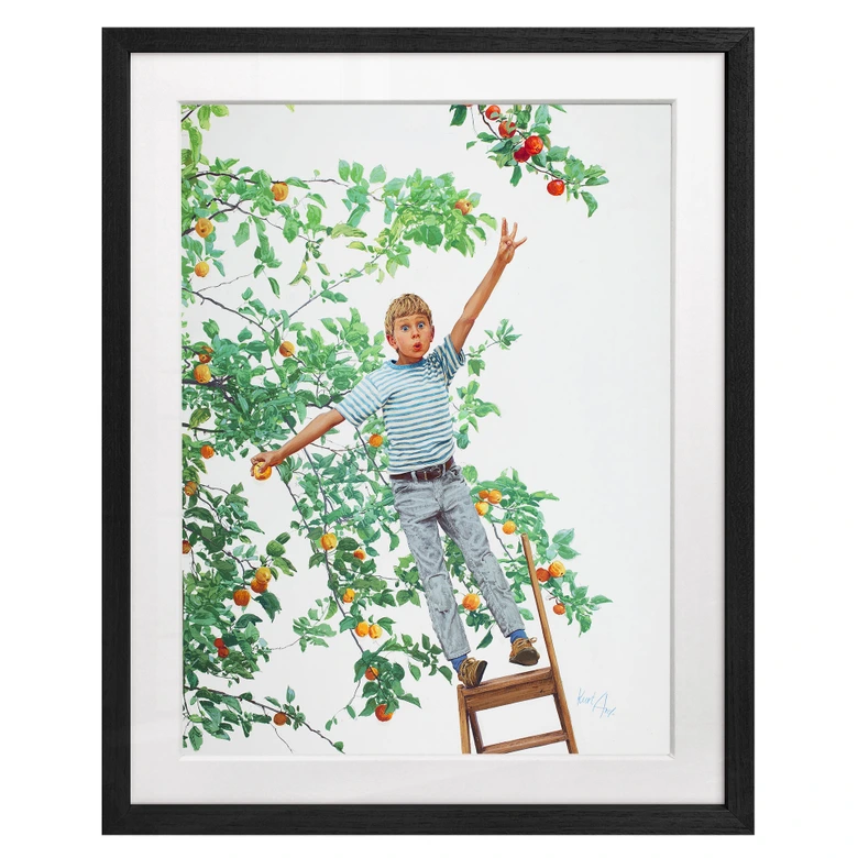 Fine Art Poster mit Passepartout - Höher ist noch besser (1970) - Kurt Ard 