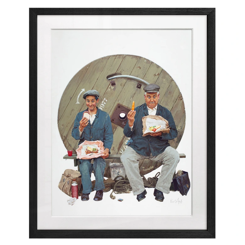 Fine Art Poster mit Passepartout Kurt Ard - Liebe ist unergründlich (1960) 
