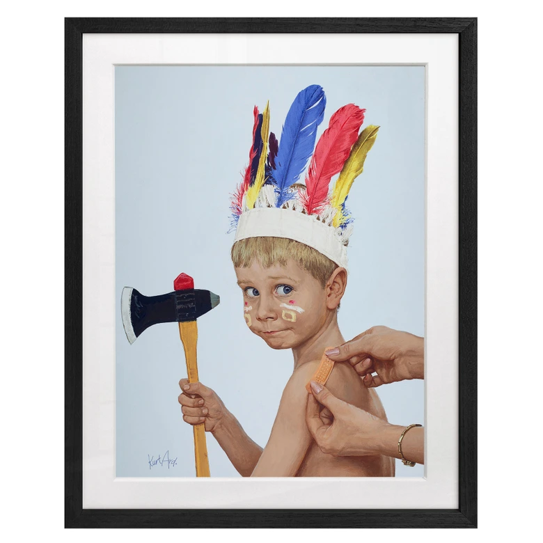 Fine Art Poster mit Passepartout - Nach dem Kampf (1964) - Kurt Ard 