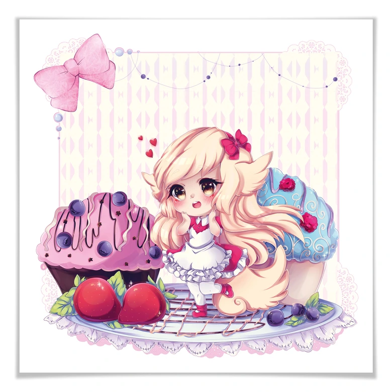 Plakat La Doll Blanche - Chibi Belle 