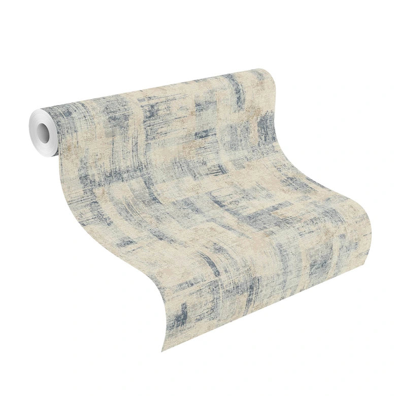 Rasch Vliestapete, Shabby-Chic Tapete Andy Wand indigoblau 