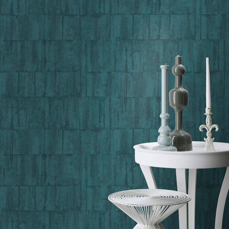 Rasch Vliestapete, Mustertapete Barbara Home Collection III petrolblau 
