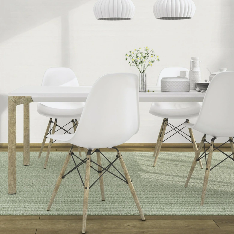 Unitapete, Vliestapete mit Struktur Bauhaus weiß  