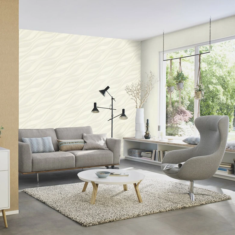 Unitapete, Vliestapete Sky Lounge gold 