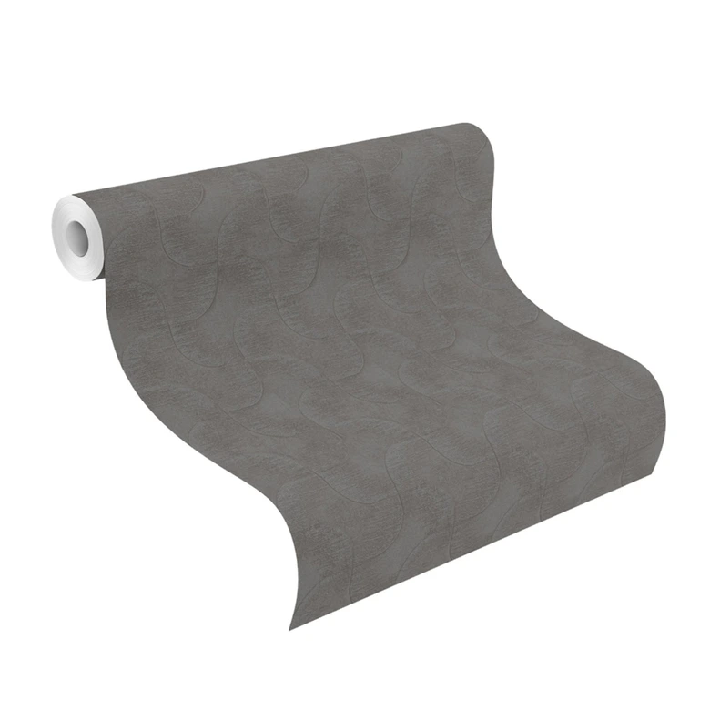 Mustertapete, Vliestapete Sky Lounge grau 10,00x1,06 m 
