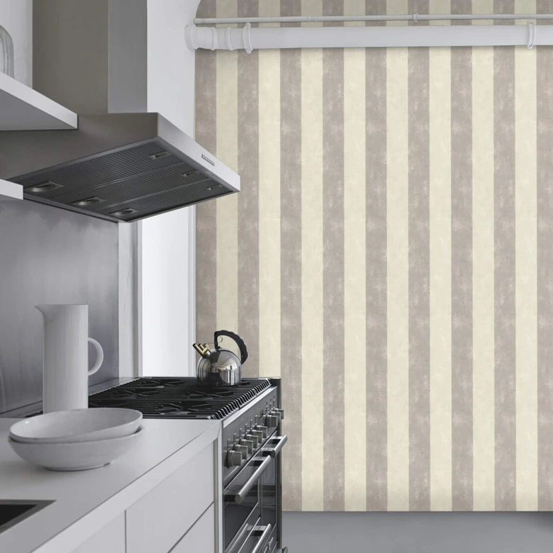 Rasch Vliestapete, Streifentapete #Tapetenwechsel II beige 