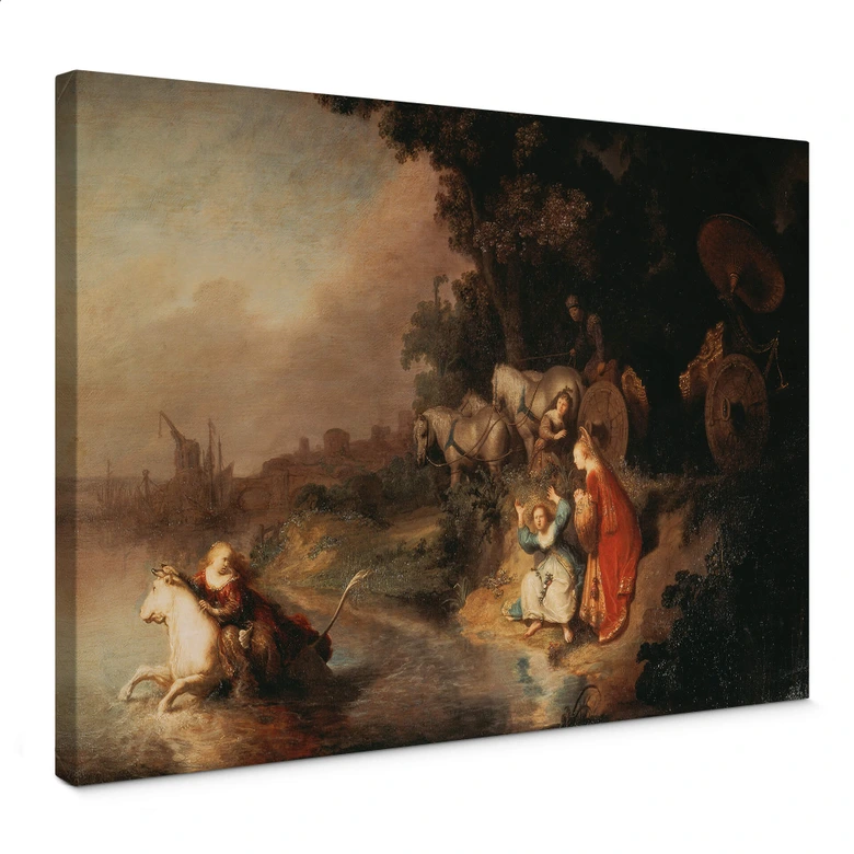 Leinwandbild Rembrandt - Der Raub der Europa 