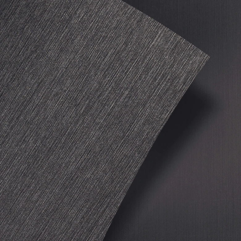 Self-adhesive film metal look, brushed anthracite - Furniture foil, kitchen splashback, bathroom foil, Tile sticker 