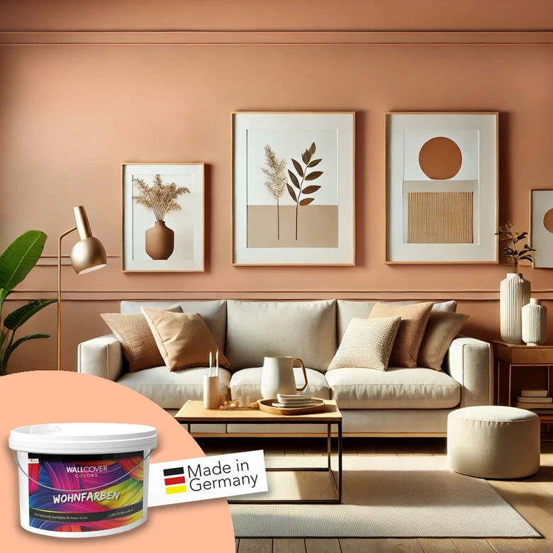Rosa Wandfarbe matt | Innenfarbe in Top-Qualität | beruhigende und einladende Atmosphäre 