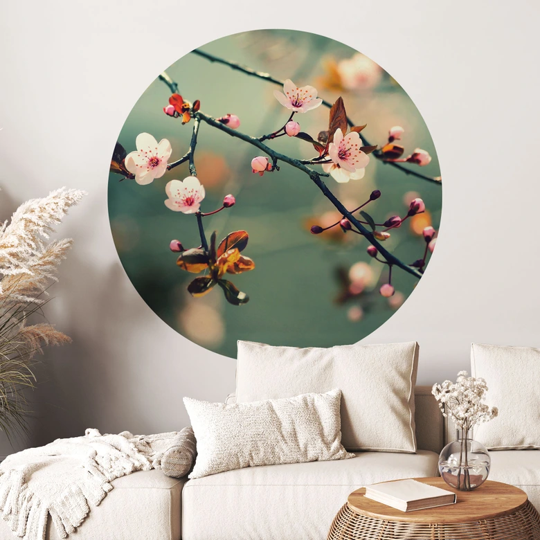 Vinilo decorativo Despertar de la primavera - Redondo 