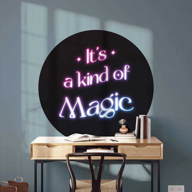 Adesivo murale Songtext - It's a kind of magic 